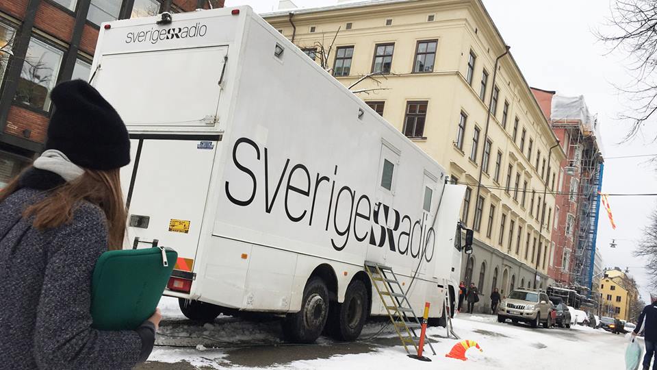 Sveriges radio på plats